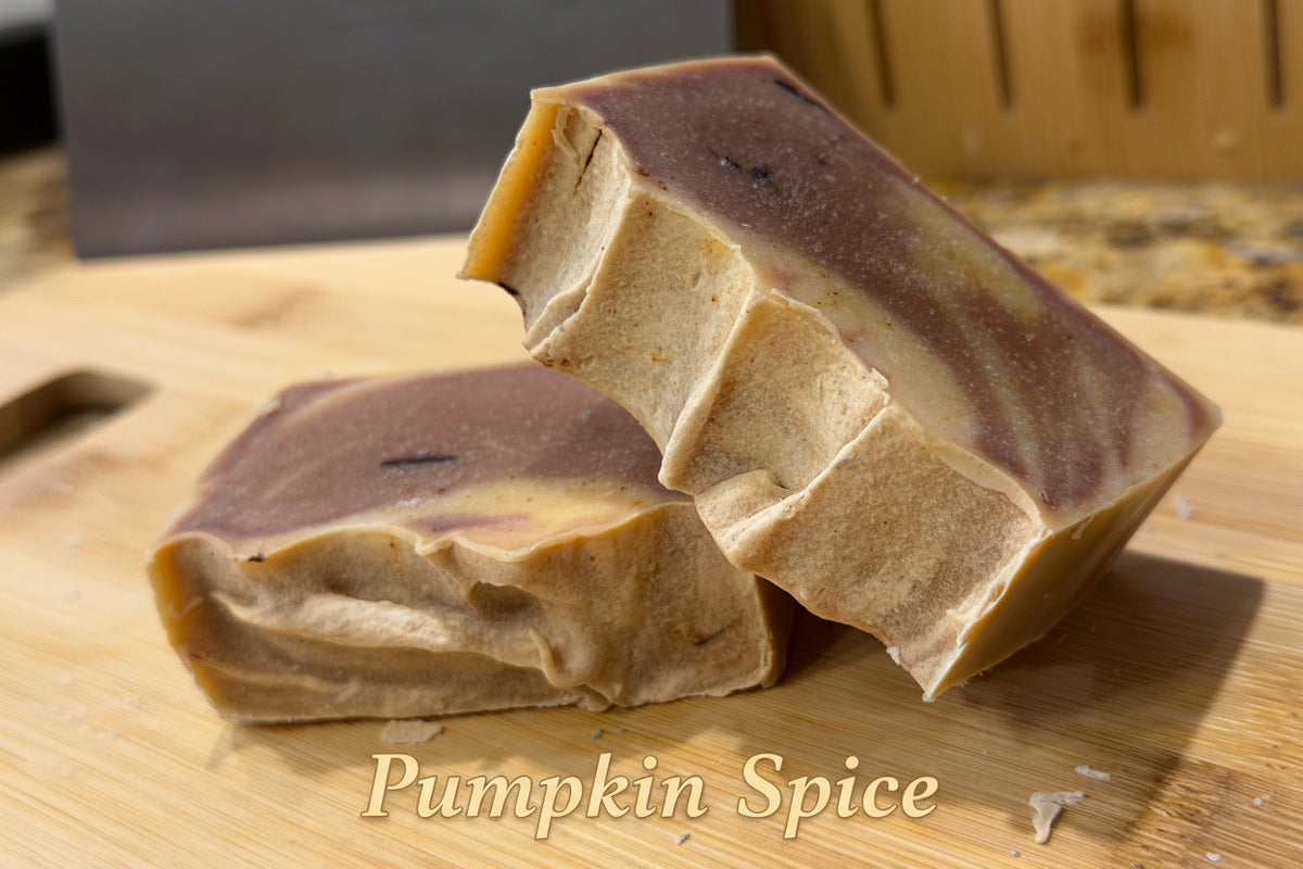 Pumpkin Spice Homemade Soap Bar
